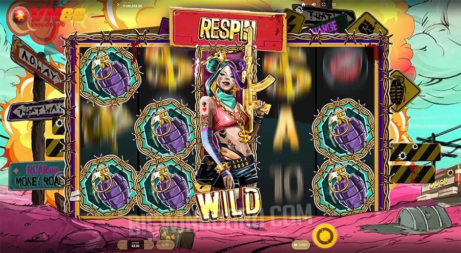 Mayhem Slot VN88 - Sinh Tồn Trong Thế Giới Hậu Tận Thế 2 Các biểu tượng trong game Mayhem Slot VN88