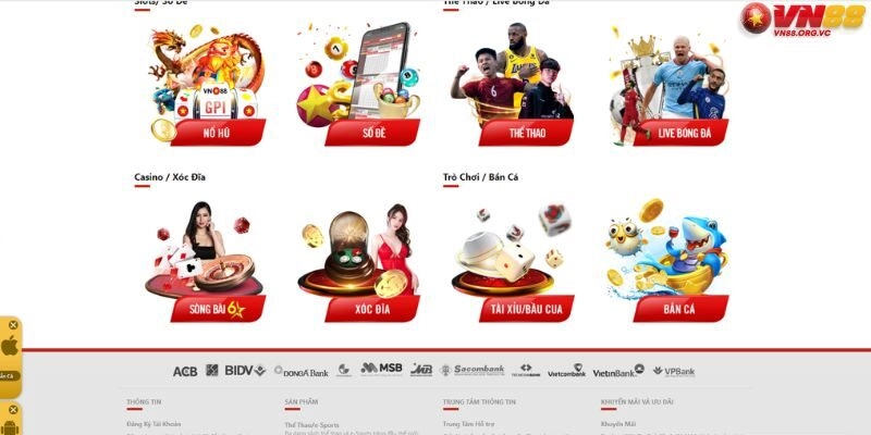 VN88 - Link Truy Cập VN88.COM Mới Nhất | Tặng 188K Khi Đăng Ký 44 Ưu điểm nổi bật VN88 so với nhà cái khác